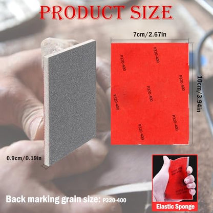 18 Pcs 320 2500 Grit Sanding Sponge