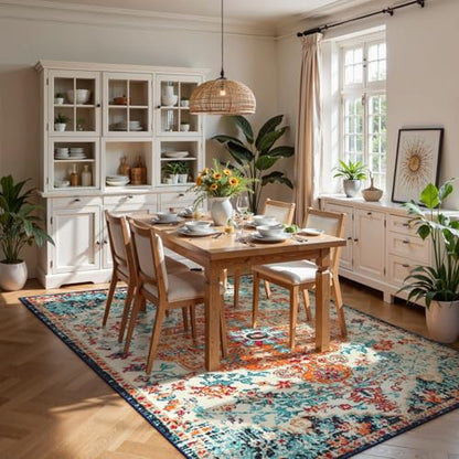 Reine Boho Rugs for Living Room 8x10