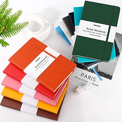 10 Colors Lined Journal Notebooks