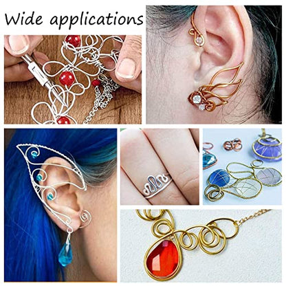 10 Gauge Jewelry Craft Aluminum Wire 80 Feet Bendable Metal Sculpting Wire for Craft Floral Model Skeleton Making (80 Foot)