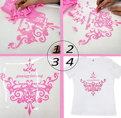 Heat Transfer Vinyl Pink HTV Rolls