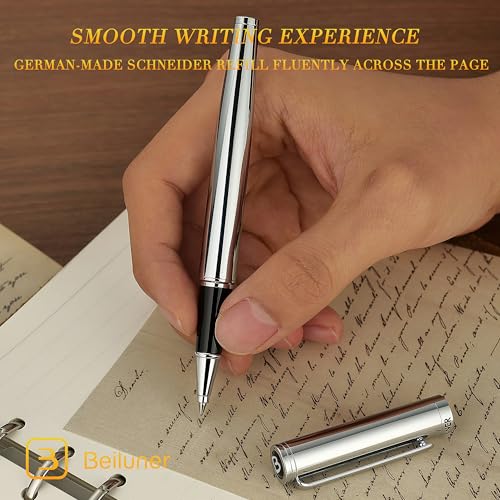 Luxury Silver Rollerball Pen