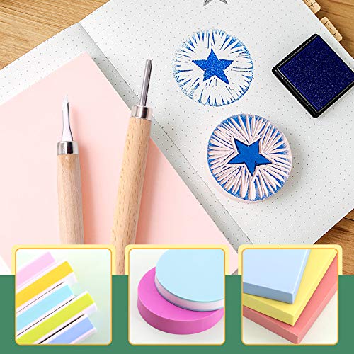 24 Pieces Block Printing Starter Tool Kit (24 Count)