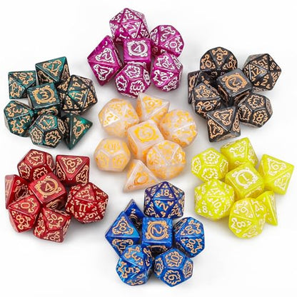 Polyhedral Dice Set (49 Count)