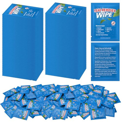 50 Pack Lead Remover Wipes for Shooting Hand Surface (50 Count)