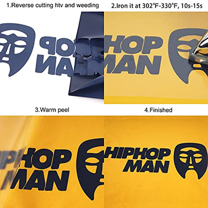 Navy Blue HTV Heat Transfer Vinyl Rolls