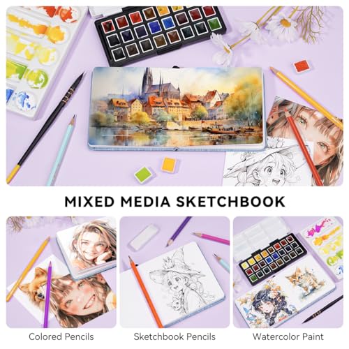 Square Watercolor Journal