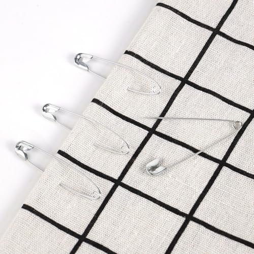 100 Pack Silver Safety Pins Assorted