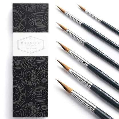 Triangle Wedge Paint Brushes Set