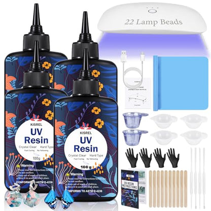 400g UV Resin with Light
