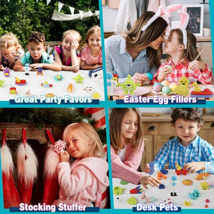 Erasers Set for Kids (16 Count)