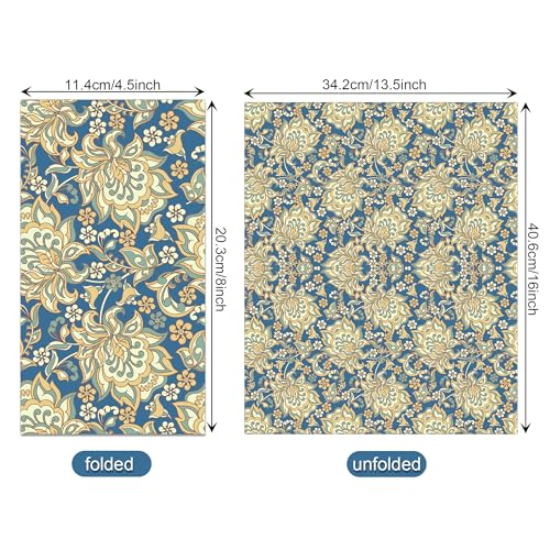 100Pcs William Morris Paper Napkins Disposable Paper Floral Vintage Napkins Decoupage Decorations for Kitchen (100 Count)