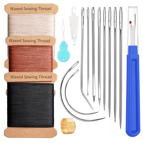Waxed Thread 0.55mm Leather Waxed Thread Upholstery Repair Kit