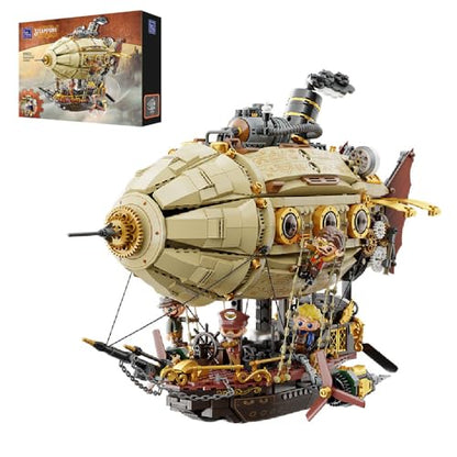 Steampunk Airship Building Set for Adults