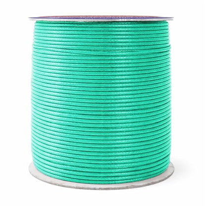 1.5mm Seafoam Green Waxed Cord