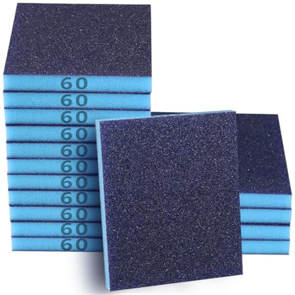 16 Pack 60 Grits Sanding Sponge (16 Count)
