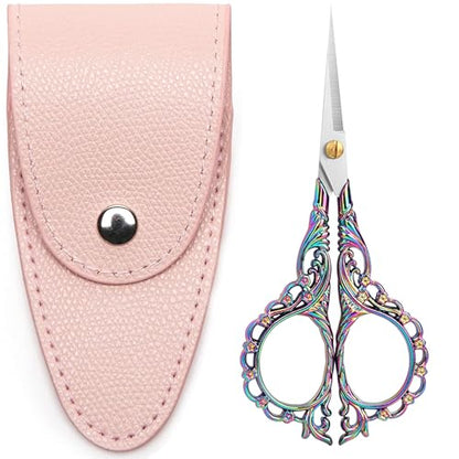 4.7 INCH Embroidery Scissors Small Sewing Scissors With Cover