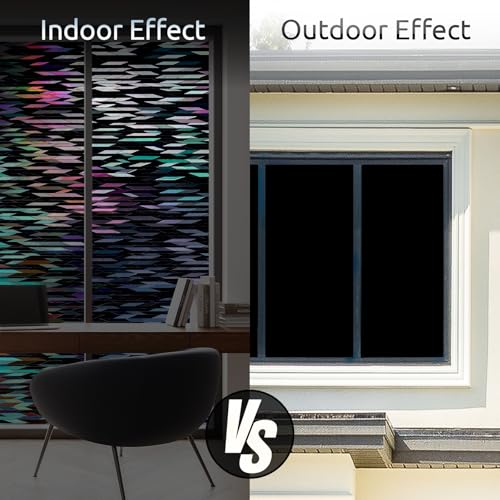 Blackout Window Film Light Blocking with Kit (5585.96 sq inch)