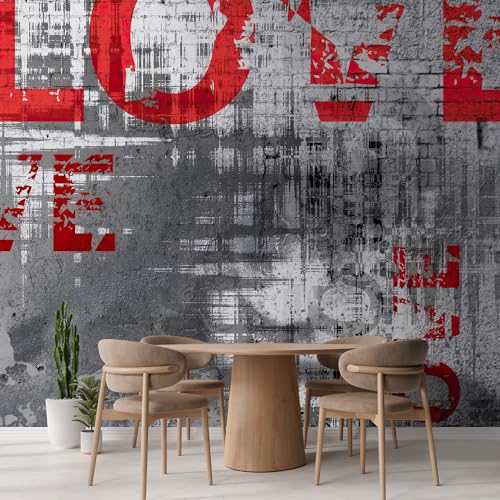 Wall Sticker Wall Mural Love Letters Graffiti