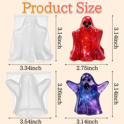 Ghost Candle Mold (2 Count)