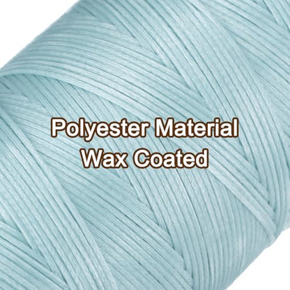 150D 0.8mm Flat Waxed Polyester Leather Sewing Thread