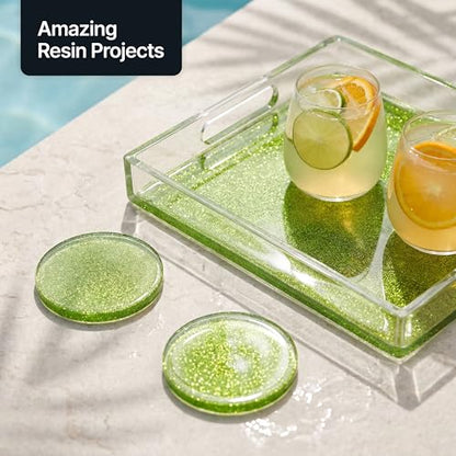 Craft Glitter Lime Green 100g Fine Glitter (3.5 Ounce)