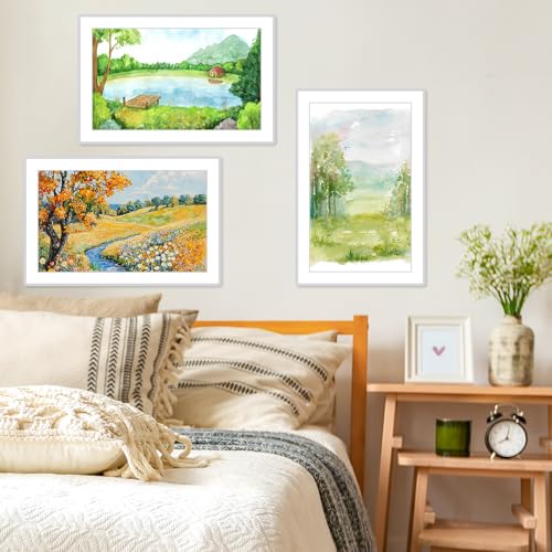 15 Pack White Picture Mats 11x17 for 9x15 Photos