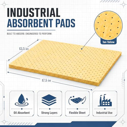 30 Pcs Oil Absorbent Pad for Spill (30 Count)