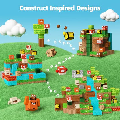200PCS Magnetic Blocks Building Toys for 3+ Years Old Boys Girls