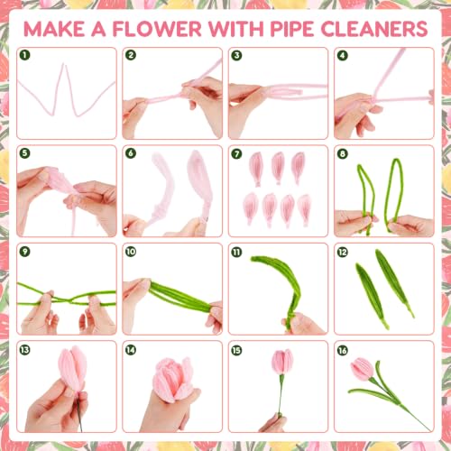 Pipe Cleaners Flower Kit