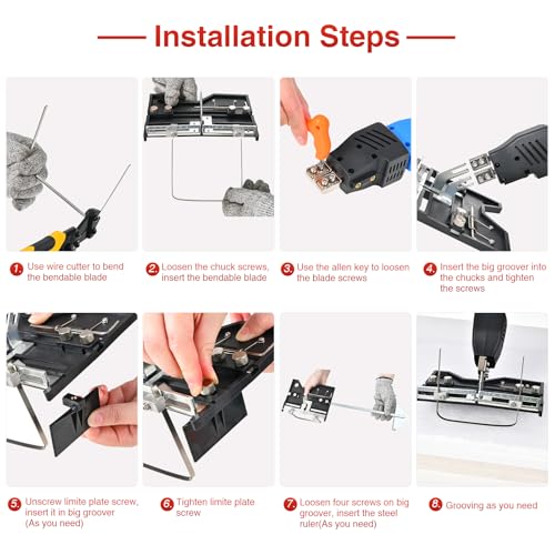 Electric Hot Knife Foam Cutter Tool Kit Air Cooled