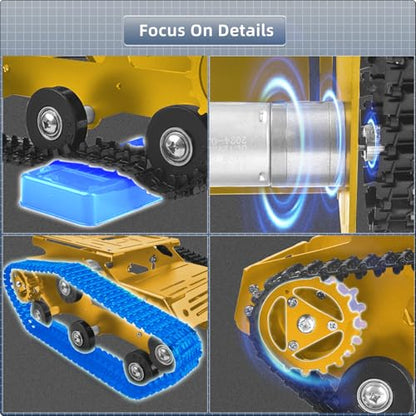 Tank Car Chassis with Encoder Motor
