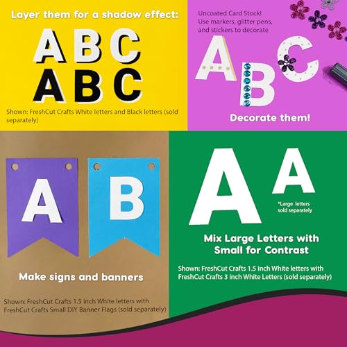 1.5 Inch Bulletin Board Letters & Numbers (728 Count)