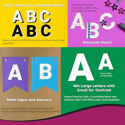 1.5 Inch Bulletin Board Letters & Numbers (728 Count)