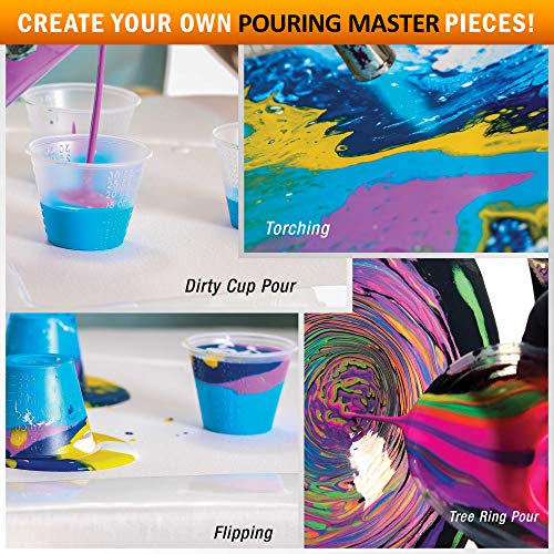 Pouring Masters Green Apple Metallic Pearl Ready to Pour Acrylic Pouring Paint (32 Fl Oz)