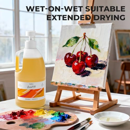 Refined Linseed Oil for Painting