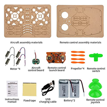 Diy Mini Wooden Drone RC Quadcopter Building Kits for Kids or Beginner