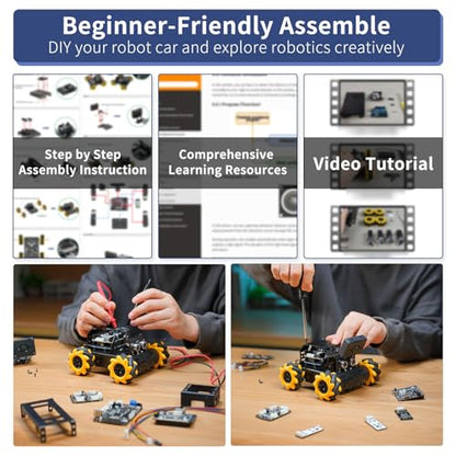 Robotic Kit for Arduino Robot Car AI Camera Vision Recognition Tracking Obstacle Avoidance Pick