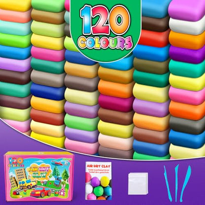 Air Dry Clay 120 Colors