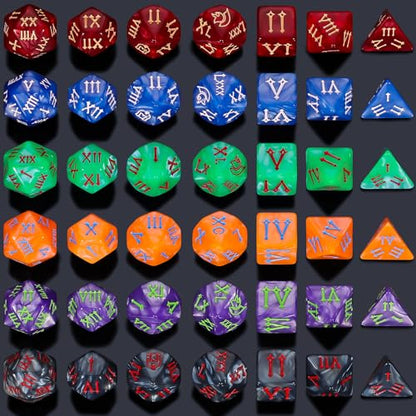 Polyhedral Dice Set (42 Count)