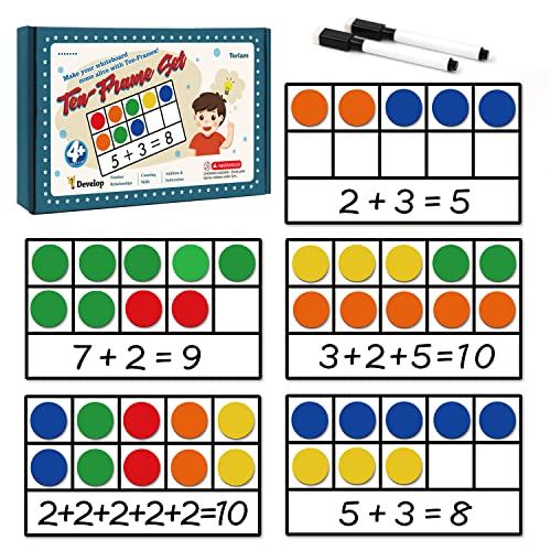 Magnetic Ten Frame Set (5 Count)