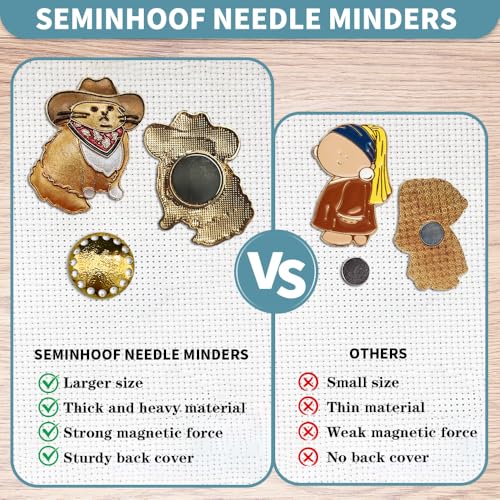 Magnetic Needle Minder Magnet Embroidery Accessories and Supplies Embroidery Needle Holder Cross Stitch Holder Needlework Supplies