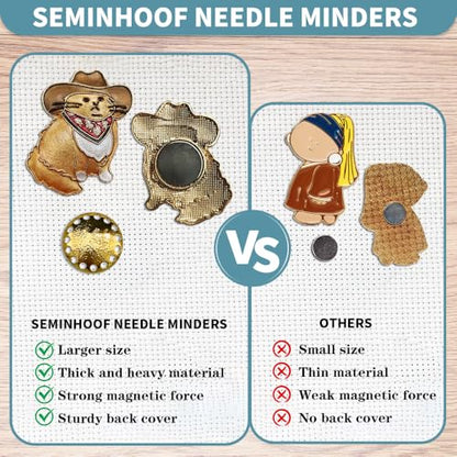 Magnetic Needle Minder Magnet Embroidery Accessories and Supplies Embroidery Needle Holder Cross Stitch Holder Needlework Supplies