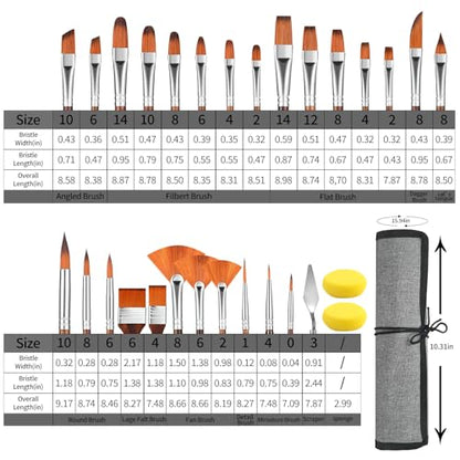 29pcs Paint Brush Set