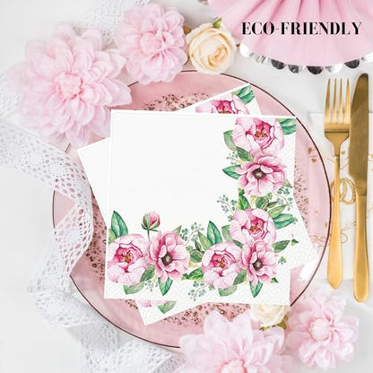 20 ct 13x13 Flowers Paper Luncheon Decoupage Napkins (20 Count)