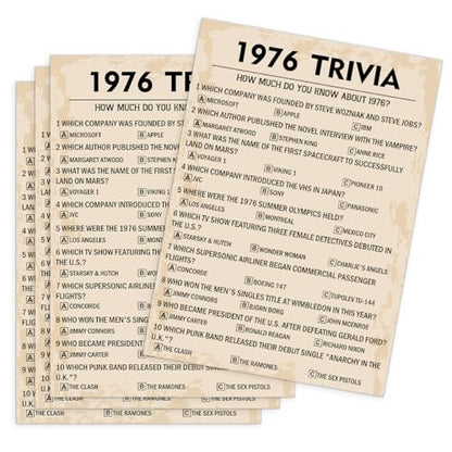 50th Birthday Party Games