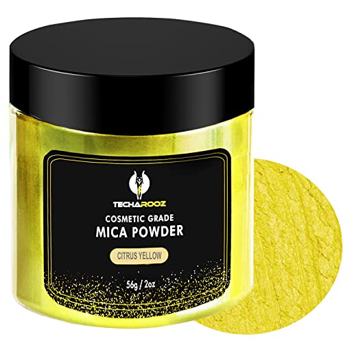 Citrus Yellow Mica Powder for Epoxy Resin 56g