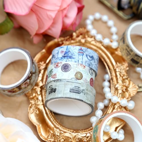 Vintage Washi Tape Set (16 Count)