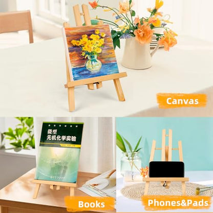 10 Pack 11.8" Wooden Easel