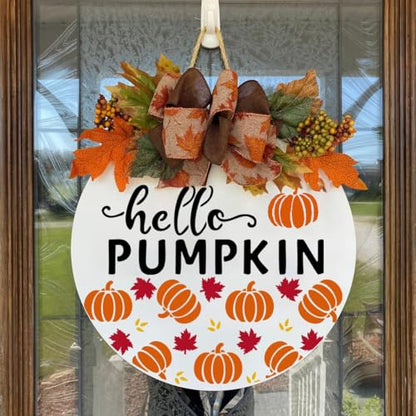 Fall Stencils for Painting on Wood Half Circle Stencils for Crafts Reusable (18 Count)